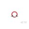 Te Connectivity Ring Terminal, #10 Stud Size, 42.4 mm², Nylon Insulated, Red 328655 - alternate 2